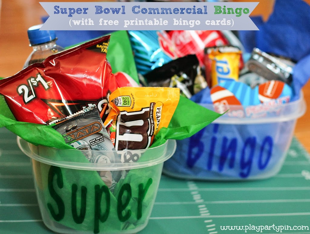 Super Bowl Party Games: Super Bowl Bingo1024 x 773