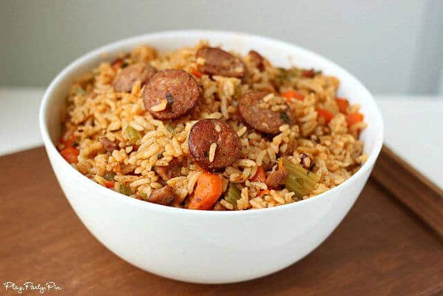 Easy and delicious jambalaya recipe perfect for a quick weeknight meal for the family